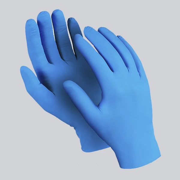 Перчатки ЭКСПЕРТ (DG-022) (нитрил 0.12 мм.) синий, без пудры