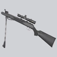 Пневматическая винтовка Borner Attack XS25S 4.5 мм (пластик, черная, 3 Дж)