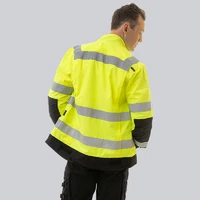 Сигнальная куртка KS 218, желтый/черный