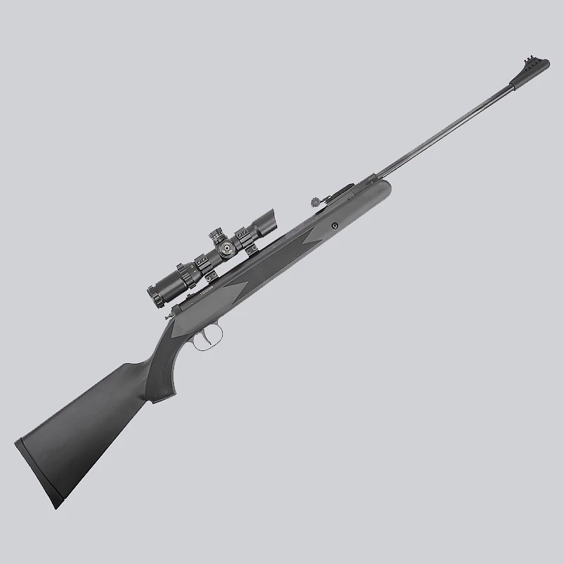 Пневматическая винтовка Borner Attack XS25S 4.5 мм (пластик, черная, 3 Дж)