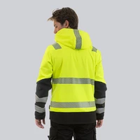 Сигнальная куртка-софтшелл BRODEKS KS 227, желтый/черный