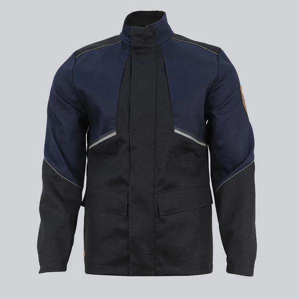 Куртка сварщика 1 класса FS28-01, т.синий/черный
