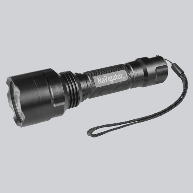 Фонарь Navigator 71583 NPT-P03-18650 аллюм. проф. 1 CREE LED*10Вт.  Акк. 4В 2Ач.