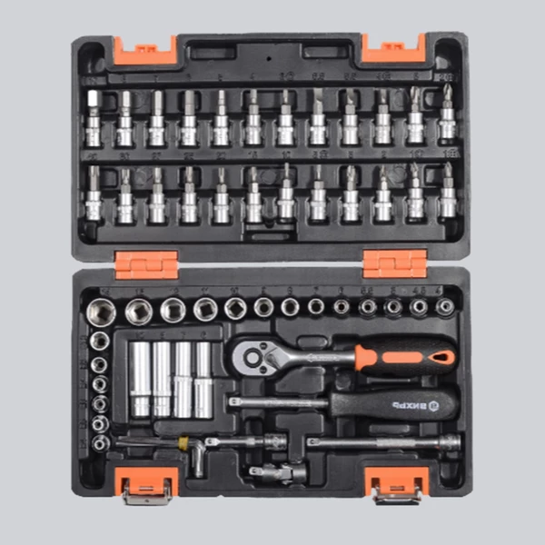 Набор инструментов, 1/4" , CrV, в кейсе 57 предм Вихрь