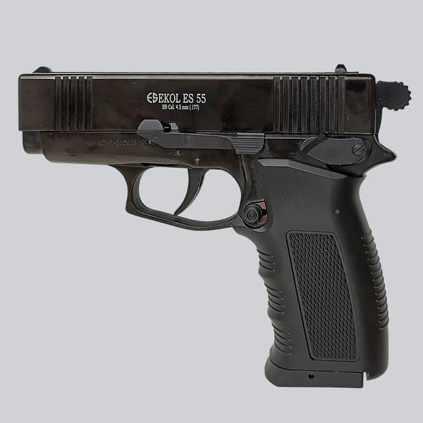 Пистолет пневм. EKOL ES 55 Black, кал.4,5 мм, 3Дж (металл)