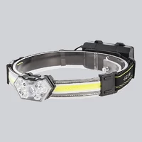 Фонарь SMARTBUY налобный, аккум, 8Вт LED + 5Вт COB+Stop light (SBF-HL044b)