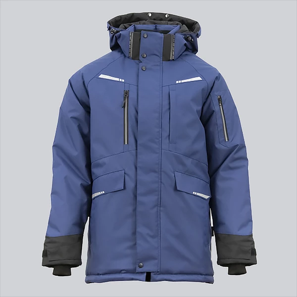 Зимняя куртка-парка BRODEKS KW215, синий
