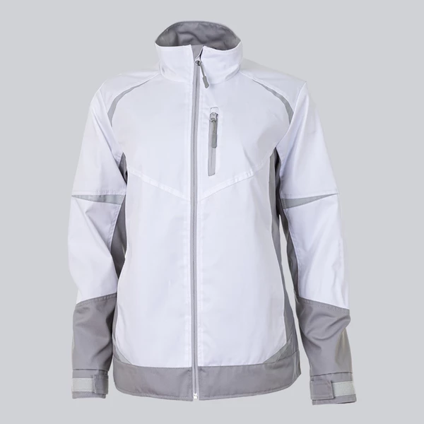 Куртка женская рабочая KS 228, белый/серый
